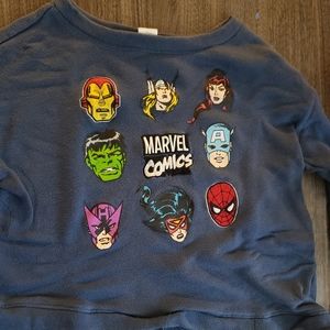 Sold Marvel Crop sweatshirt